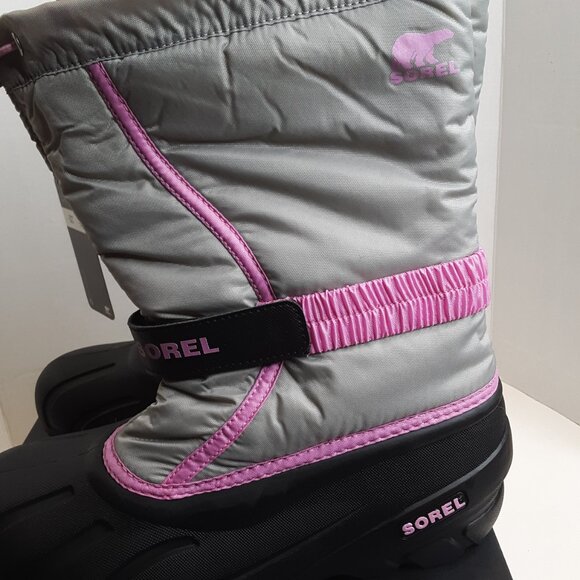 Sorel Big Girl Winter Snow Boot Size 7 - Picture 4 of 12